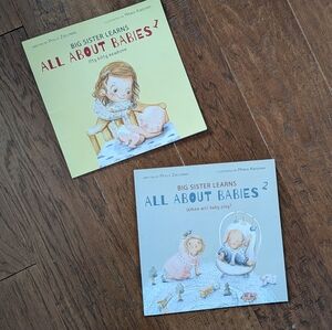 Big Sister Book Bundle - All About Babies 1 & 2
